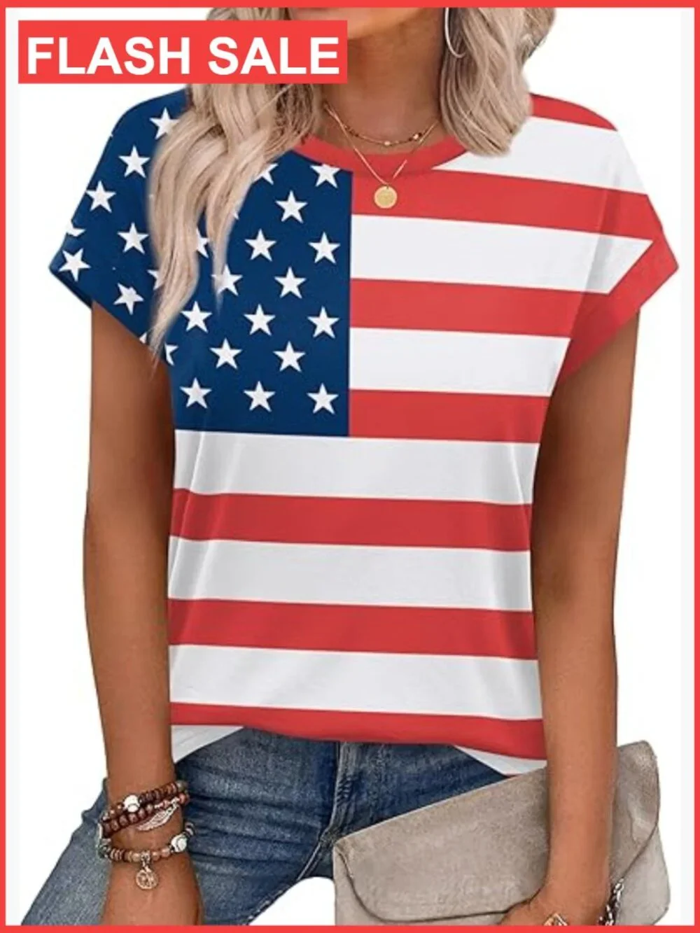 Short Sleeve Crew Neck Tee Tunic Blouse Loose Fit Cap Sleeve Summer Top